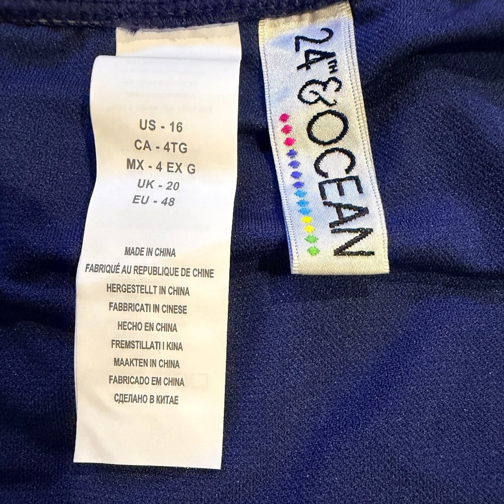 LA BLANCA WOMEN'S ISLAND GODDESS BANDEAU TANKINI SWIMSUIT TOP AND BOTTOM ~  NWT - Picture 12 of 14